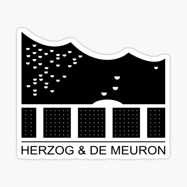 Herzog &amp; De Meuron Logo - Elbphilharmonie Sticker