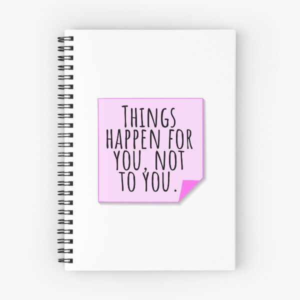 Item preview, Pink things happen for you, not to you sticky note  designed and sold by livreis.