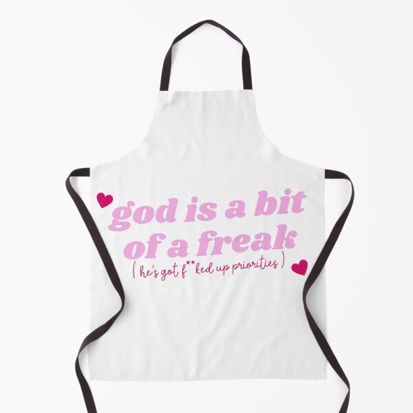 Item preview, god is a bit of a freak ( he's got f**ked up priorities ) designed and sold by goblinbabe.
