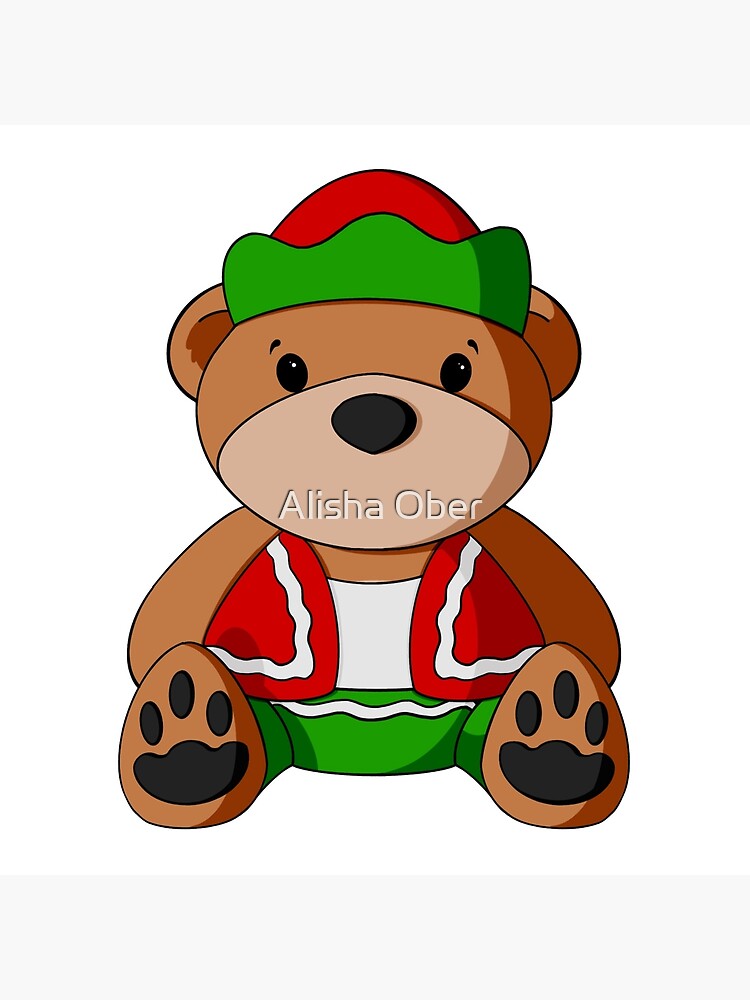 Elf teddy shop bear