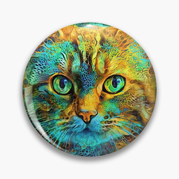 Item preview, DeepStyle abstraction cat designed and sold by blackhalt.