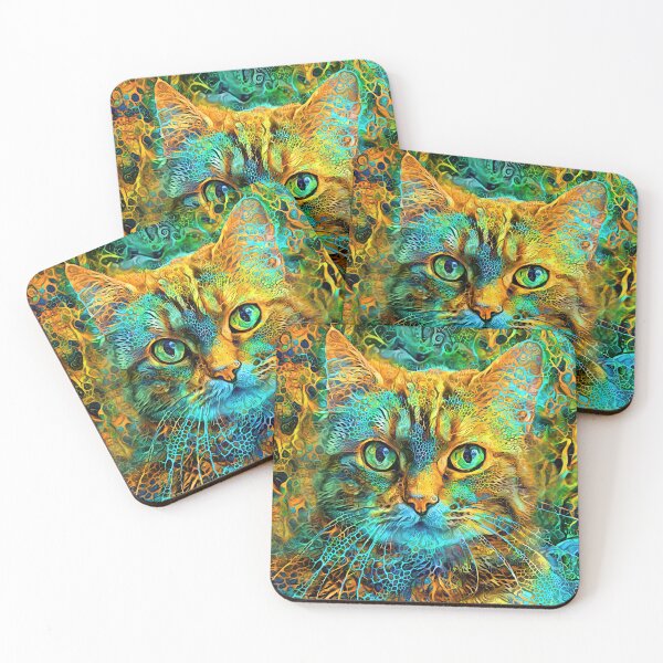 Item preview, DeepStyle abstraction cat designed and sold by blackhalt.
