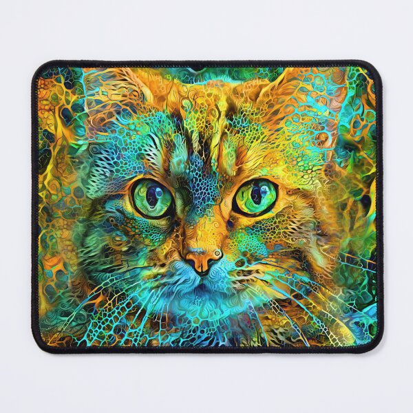 Item preview, DeepStyle abstraction cat designed and sold by blackhalt.