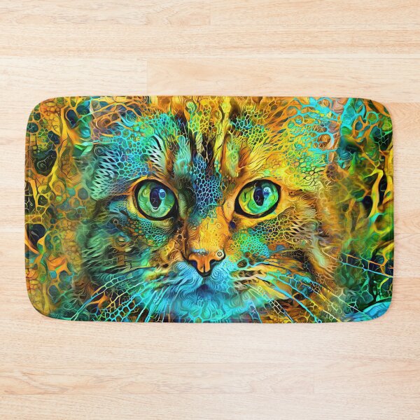 Item preview, DeepStyle abstraction cat designed and sold by blackhalt.