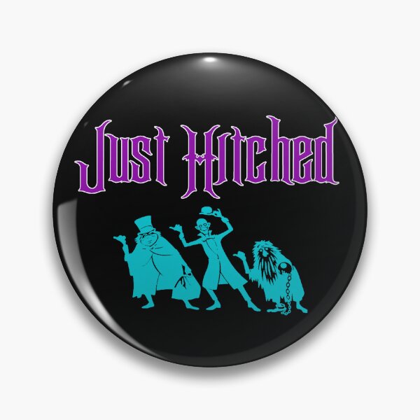 Item preview, Just Hitched Married Newlywed Honeymoon T-Shirt haunted Mansion Ghosts designed and sold by Gore2Geek.
