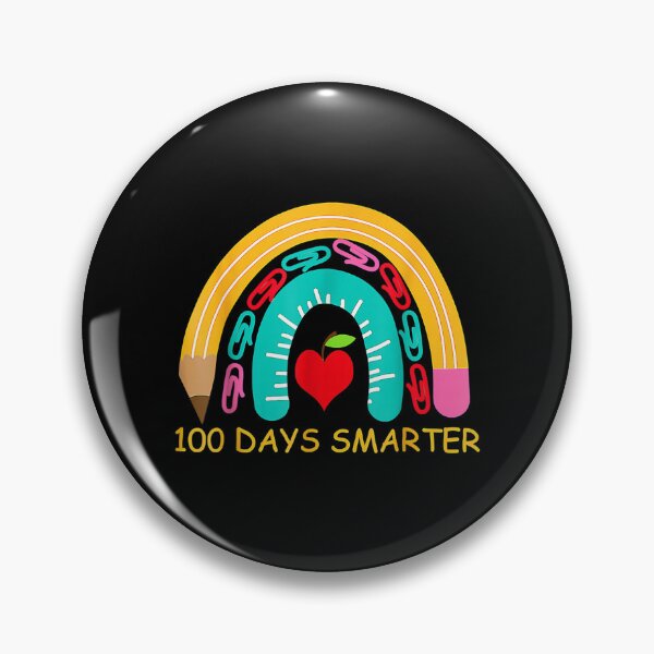 Artikelvorschau, 100 Days Smarter Rainbow Pencil 100th Day Of School entworfen und verkauft von mchargue12.