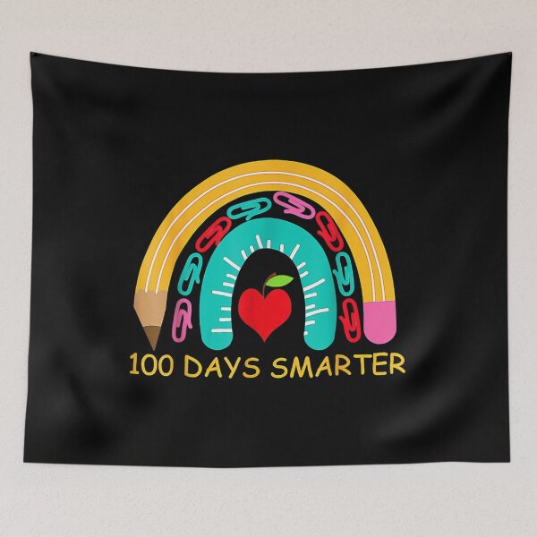 Item preview, 100 Days Smarter Rainbow Pencil 100th Day Of School  designed and sold by mchargue12.