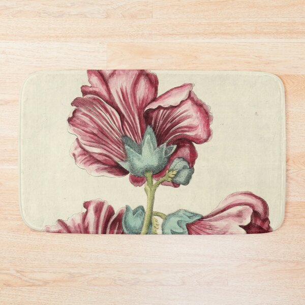 Item preview, Vintage Malua Rosea Print from Nederlandsch bloemwerk (1794) designed and sold by Douglas E. Welch Design and Photography.