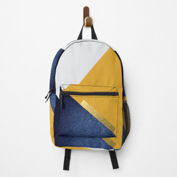 Item preview, Yellow Blue Gold Geometric designed and sold by UrbanEpiphany.