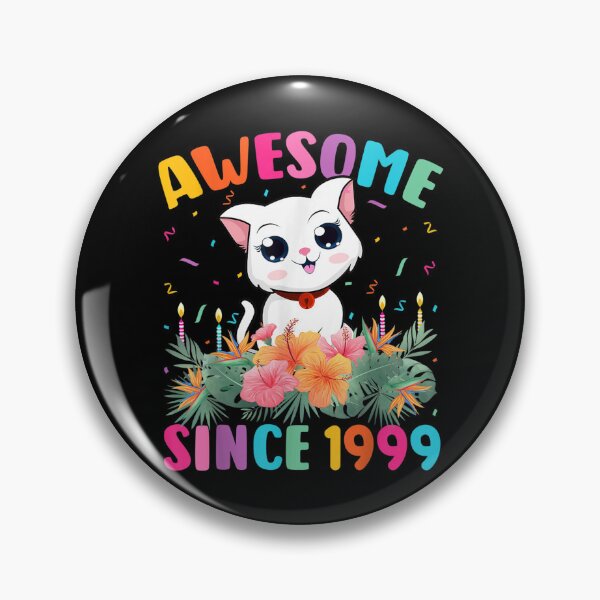 Item preview, 23 Years Old Girl Cat Lover Awesome Since 1999 23th Birthday  designed and sold by mchargue12.
