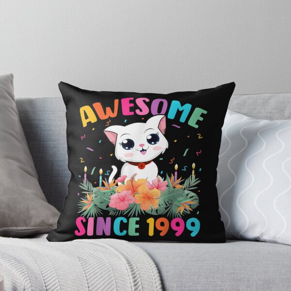Item preview, 23 Years Old Girl Cat Lover Awesome Since 1999 23th Birthday  designed and sold by mchargue12.