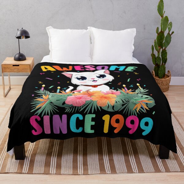 Item preview, 23 Years Old Girl Cat Lover Awesome Since 1999 23th Birthday  designed and sold by mchargue12.