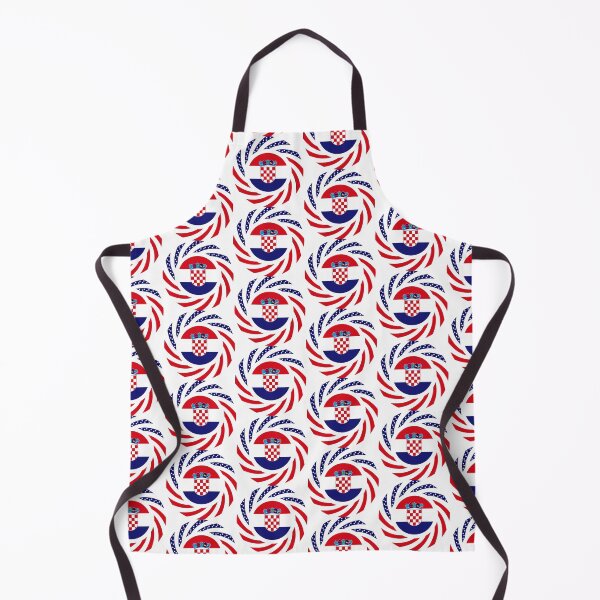Item preview, Croatian American Multinational Patriot Flag Series designed and sold by Carbon-Fibre Media.