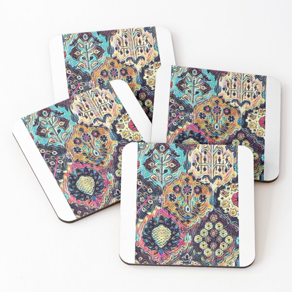 Item preview, Indian design II mustard/cerulean designed and sold by CMooreWorx.
