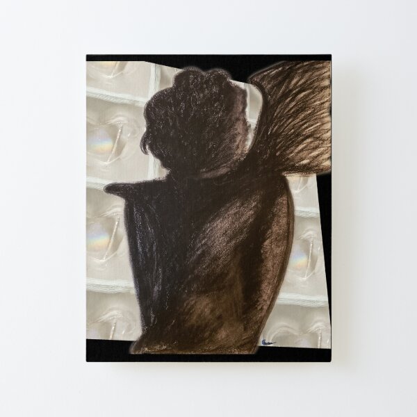 Cupid's back? Canvas Mounted Print