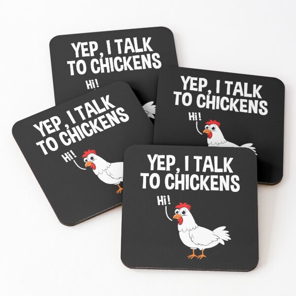 Item preview, To Chickens Hi Chicken Chick designed and sold by Ornv.