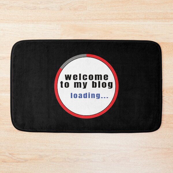 Item preview, Welcome To My Blog - Funny Quote designed and sold by FridPix.
