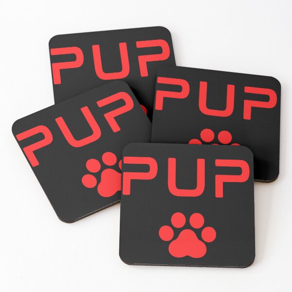 Item preview, PUP Paw Print - Red designed and sold by DaddyKoti.
