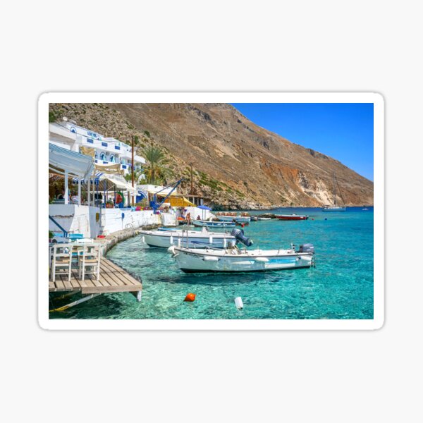 Item preview, Boat Port in Loutro Chania Crete designed and sold by allincrete.