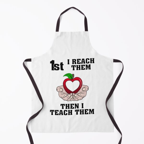 Item preview, FIRST I REACH THEM, THEN I TEACH THEM - uplifting quote and design for teachers and students. designed and sold by allmarkmade.