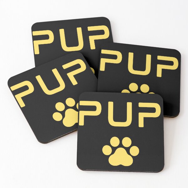 Item preview, PUP Paw Print - Yellow designed and sold by DaddyKoti.