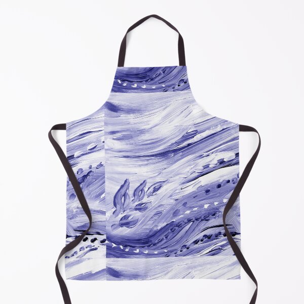 Item preview, Purple Blue Very Peri Abstract Organic Waves Decor I designed and sold by Irina Sztukowski.