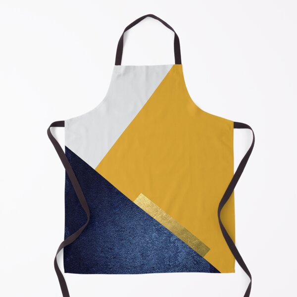 Item preview, Yellow Blue Gold Geometric designed and sold by UrbanEpiphany.
