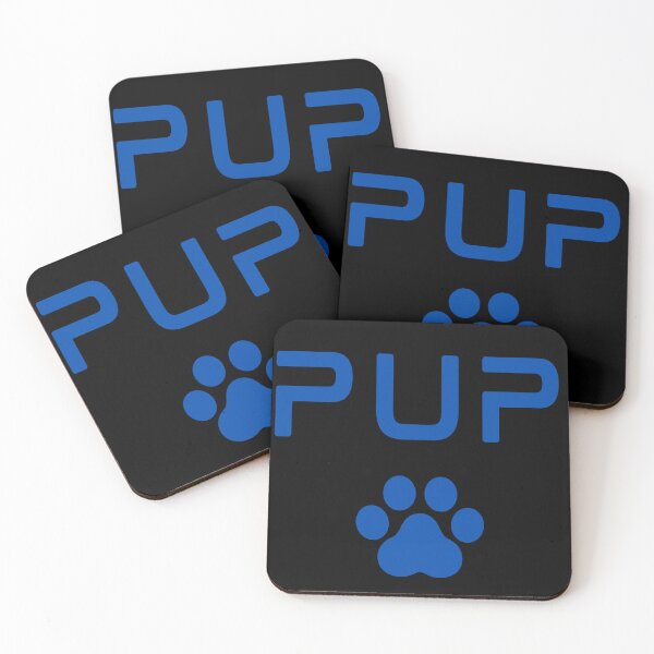 Item preview, PUP Paw Print - Blue designed and sold by DaddyKoti.
