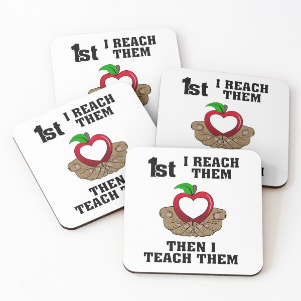 Item preview, FIRST I REACH THEM, THEN I TEACH THEM - uplifting quote and design for teachers and students african american male hands designed and sold by allmarkmade.