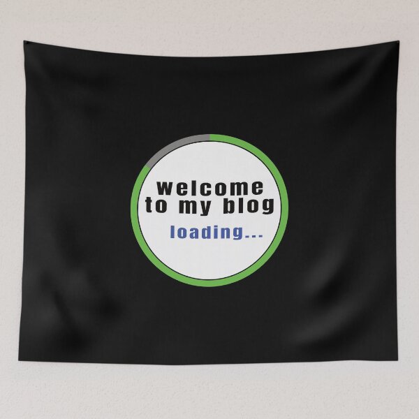 Item preview, Welcome To My Blog - Funny Quote designed and sold by FridPix.