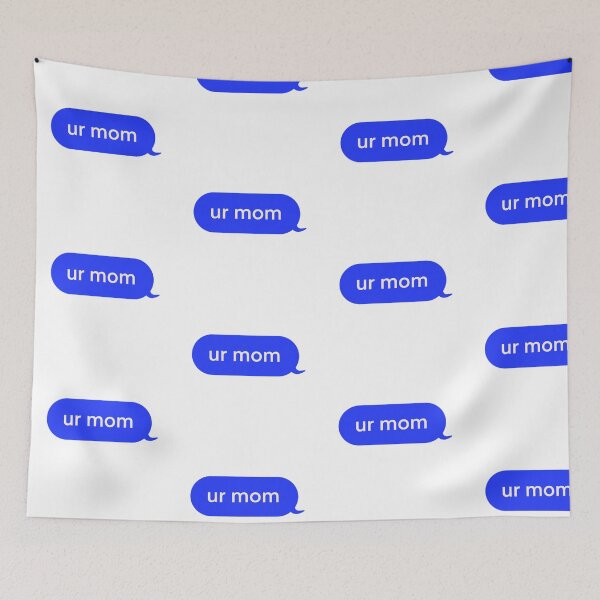 Aperçu de l'œuvre Texte drôle "ta maman" créée et vendue par EvaGracesArt.