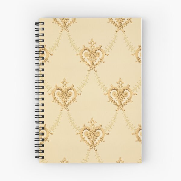 Aperçu de l'œuvre Motif fleuri en forme de coeur victorien en beige créée et vendue par CatbellyDesigns.