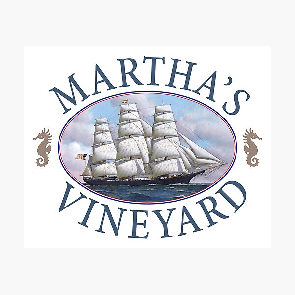 Item preview, Martha's Vineyard Massachusetts Nautical Design designed and sold by Futurebeachbum.
