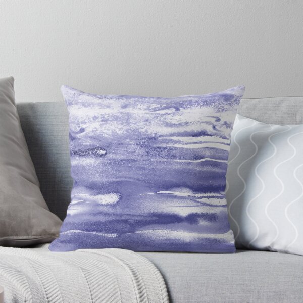 Item preview, Purple Blue Very Peri Abstract Organic Waves Decor IV designed and sold by Irina Sztukowski.