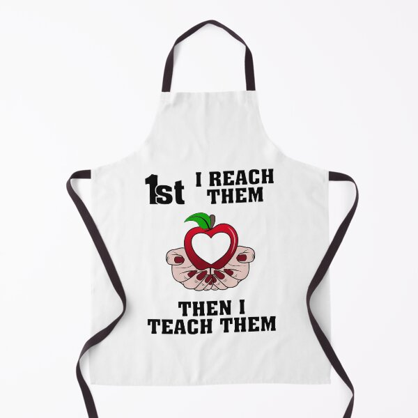 Item preview, FIRST I REACH THEM, THEN I TEACH THEM - uplifting quote and design for teachers and students american female hand red polish designed and sold by allmarkmade.