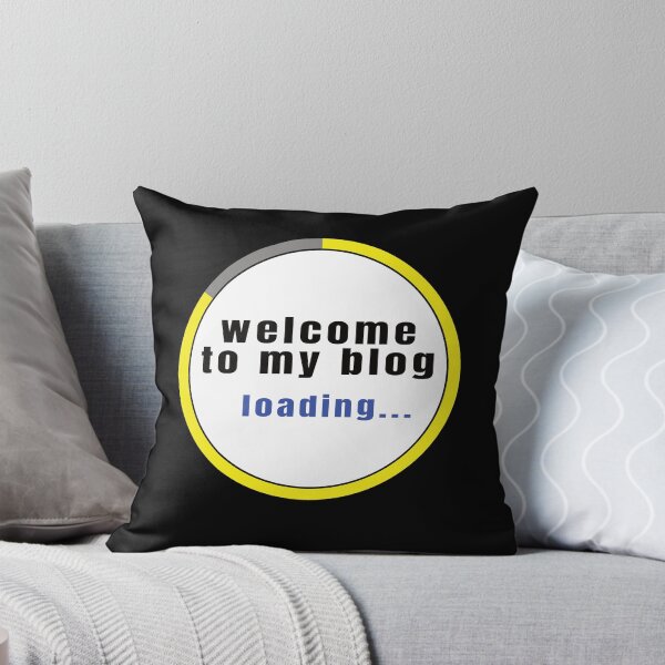 Item preview, Welcome To My Blog - Funny Quote designed and sold by FridPix.