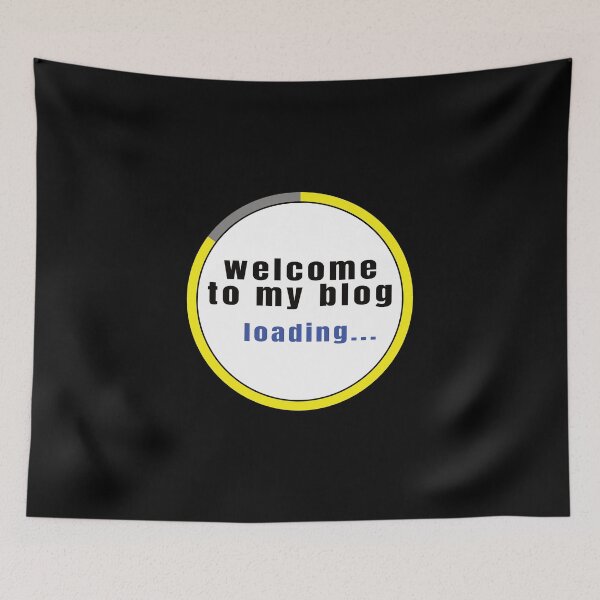Item preview, Welcome To My Blog - Funny Quote designed and sold by FridPix.