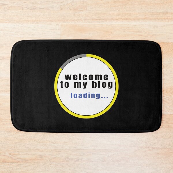 Item preview, Welcome To My Blog - Funny Quote designed and sold by FridPix.