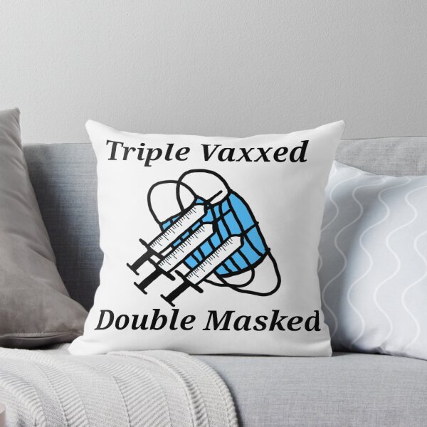 Item preview, Triple Vaxxed Double Masked designed and sold by PyroPython.