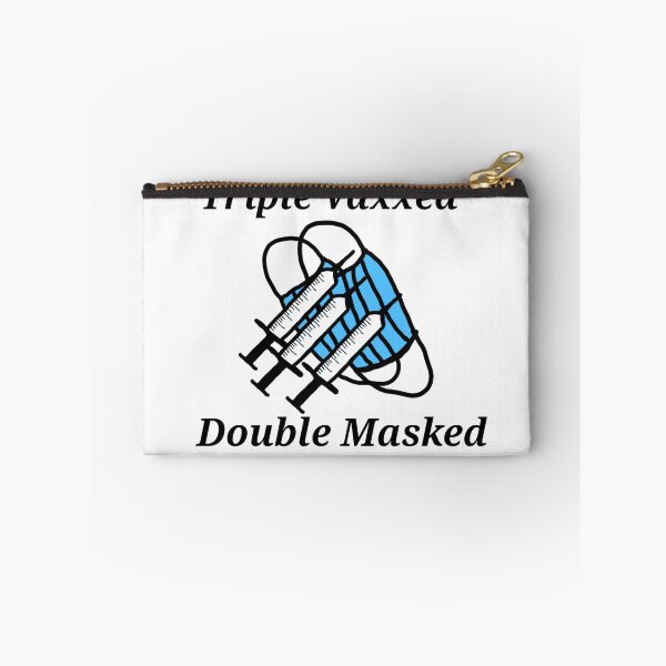 Item preview, Triple Vaxxed Double Masked designed and sold by PyroPython.