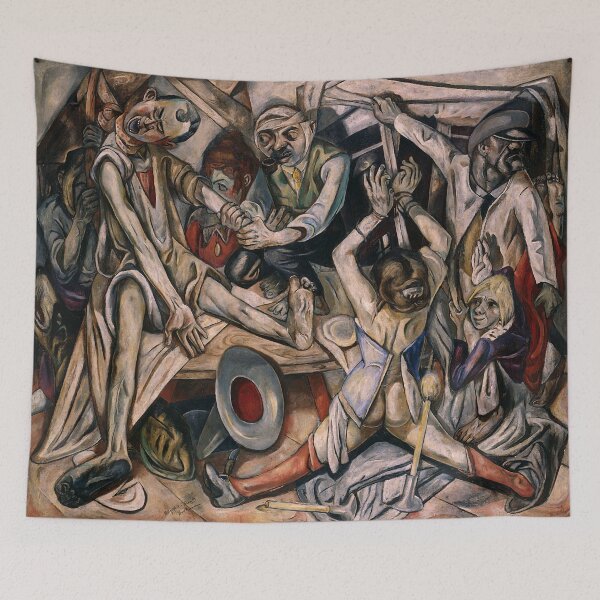 Item preview, The Night by Max Beckmann designed and sold by ReimagineStore.