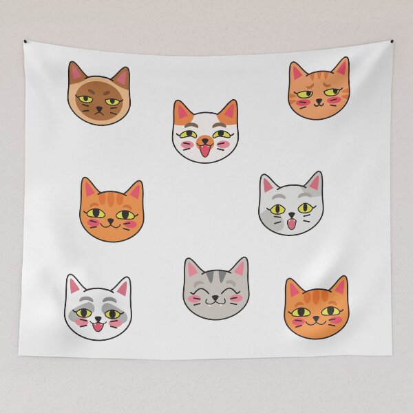 Item preview, Cute Cat Kitten Faces  designed and sold by silviaol.