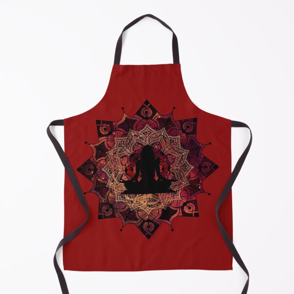 Item preview, Ruby Red Lotus Mandala Art designed and sold by ThatMandalaShop.