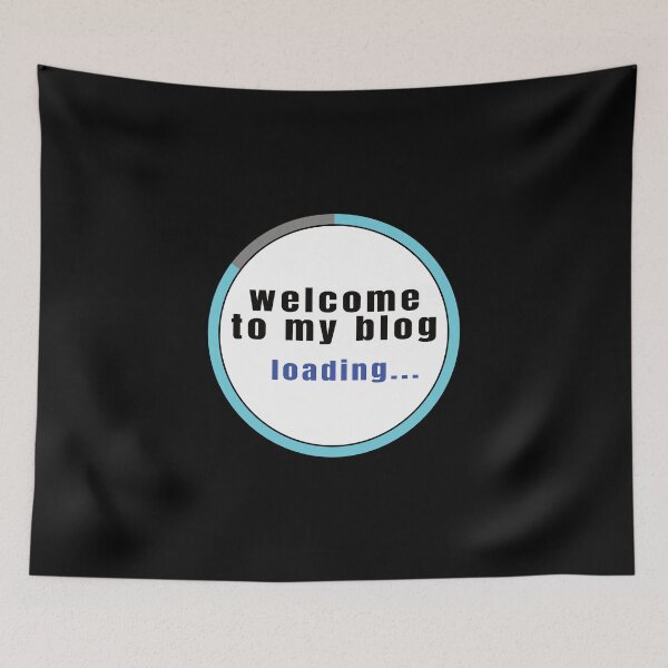 Item preview, Welcome To My Blog - Funny Quote designed and sold by FridPix.