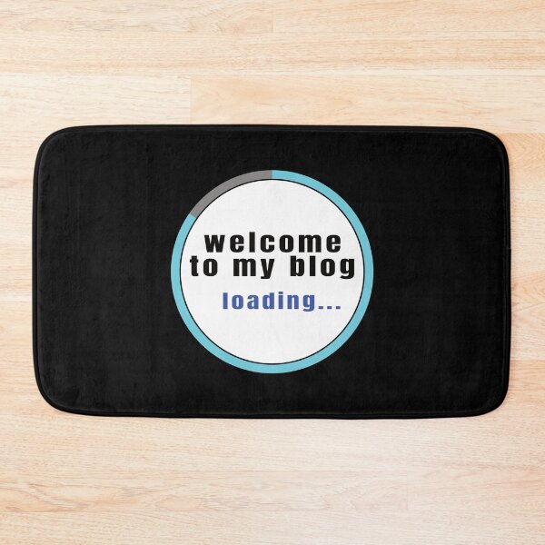 Item preview, Welcome To My Blog - Funny Quote designed and sold by FridPix.