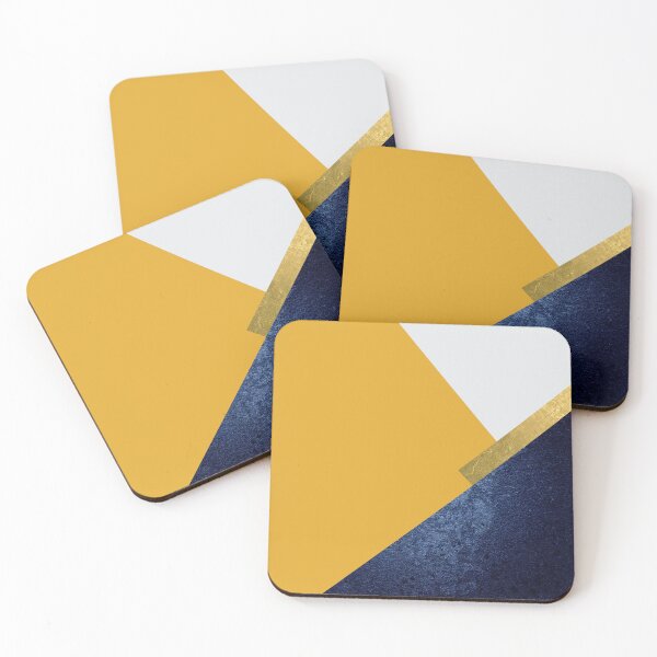 Item preview, Yellow and Blue Geometric designed and sold by UrbanEpiphany.