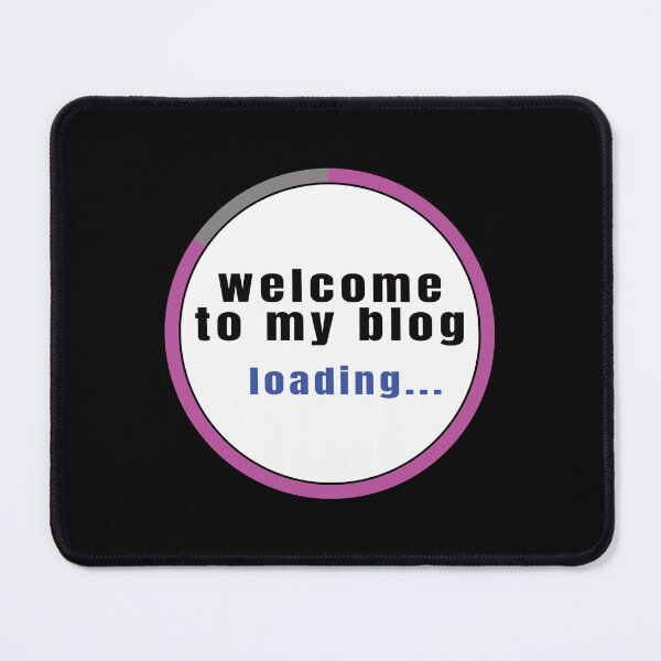 Item preview, Welcome To My Blog - Funny Quote designed and sold by FridPix.