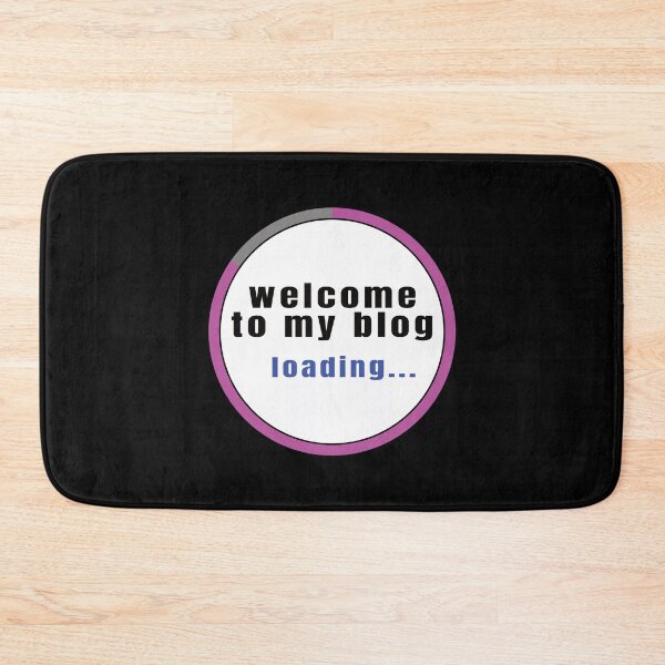 Item preview, Welcome To My Blog - Funny Quote designed and sold by FridPix.
