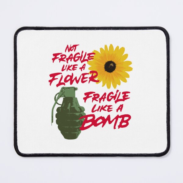 Item preview, Fragile like a bomb Sticker Laptop Decal designed and sold by GoneFre.