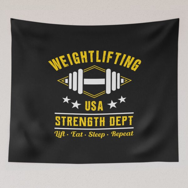 Item preview, Weight Lifting USA Strength Dept designed and sold by ChicLilyShop.